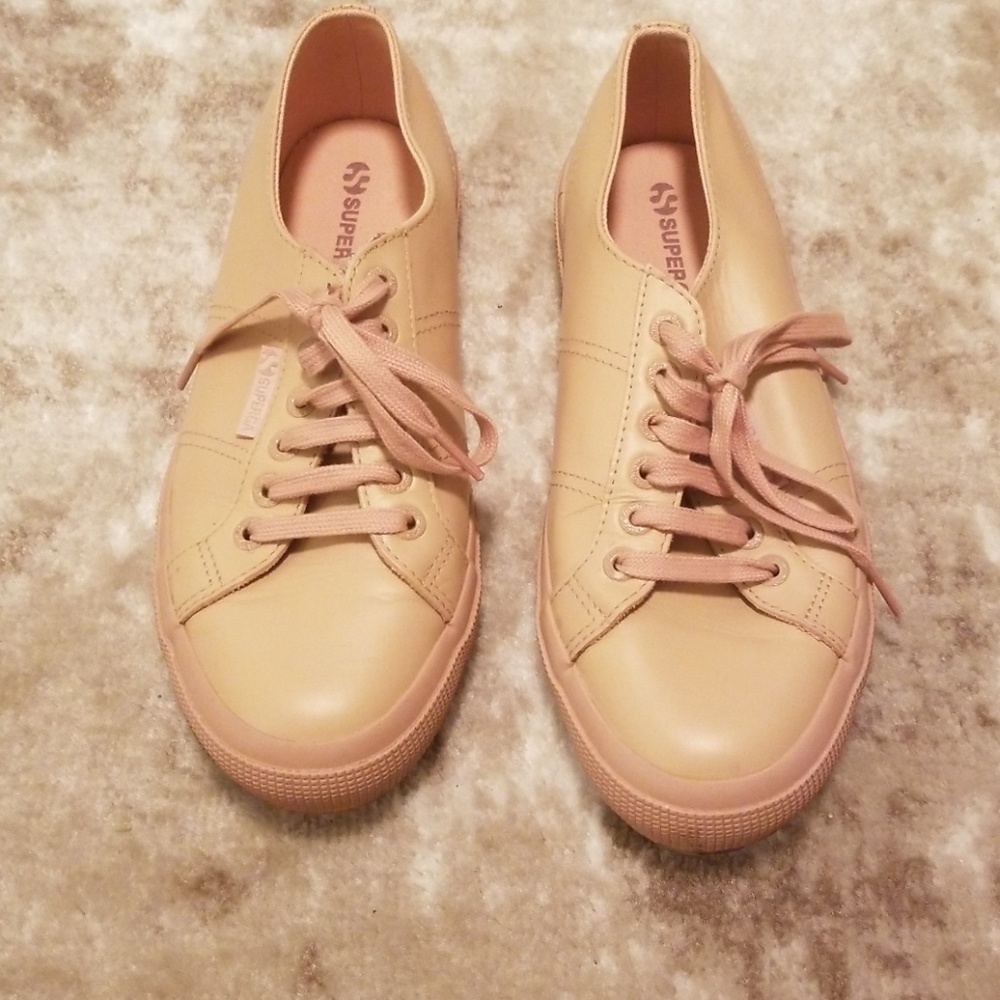 Superga Leather Sneakers 8.5